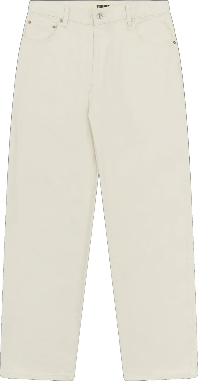 Woodbird - Leroy twill pants - 2416-115 - Off white Wit