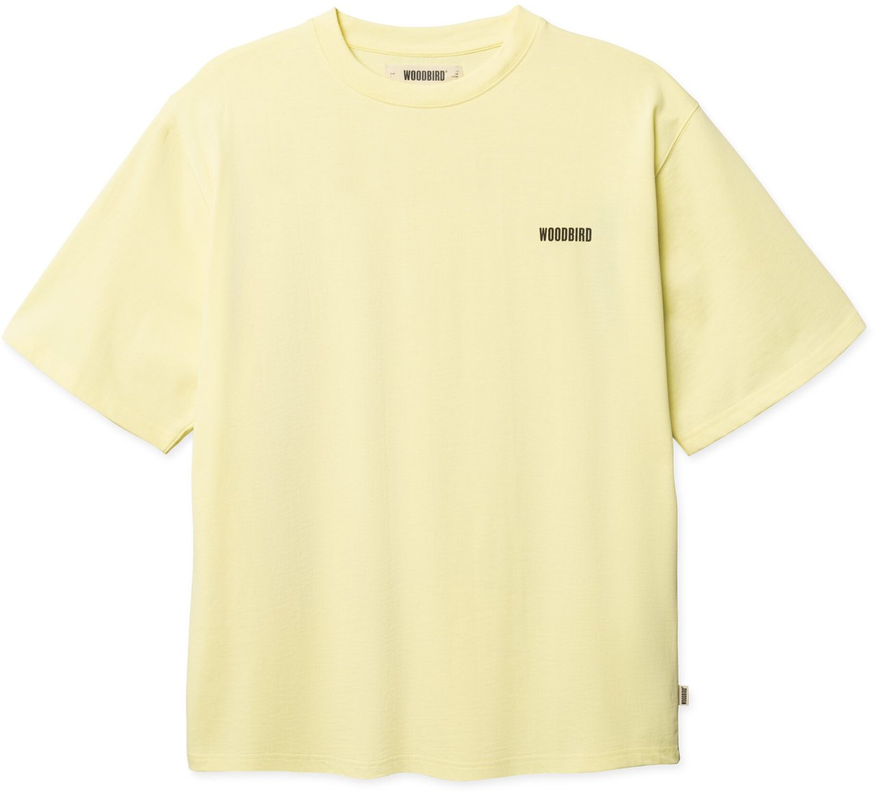 Woodbird Woodbird - Baine sea tee - 2616-401 - Wax yellow Geel