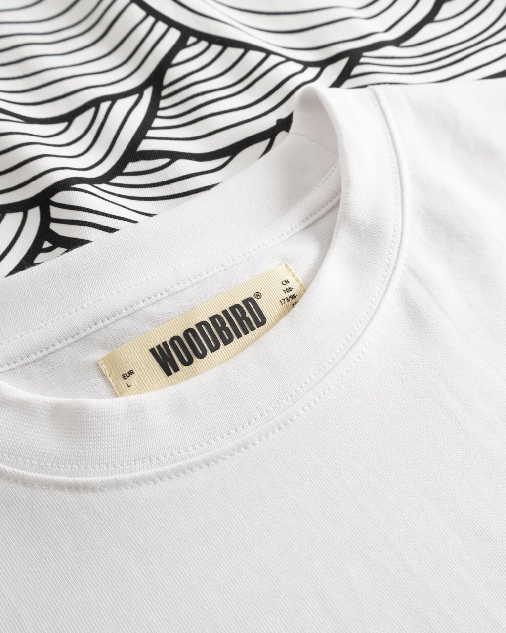 Woodbird Woodbird - Baine sea tee - 2616-401 - White Wit