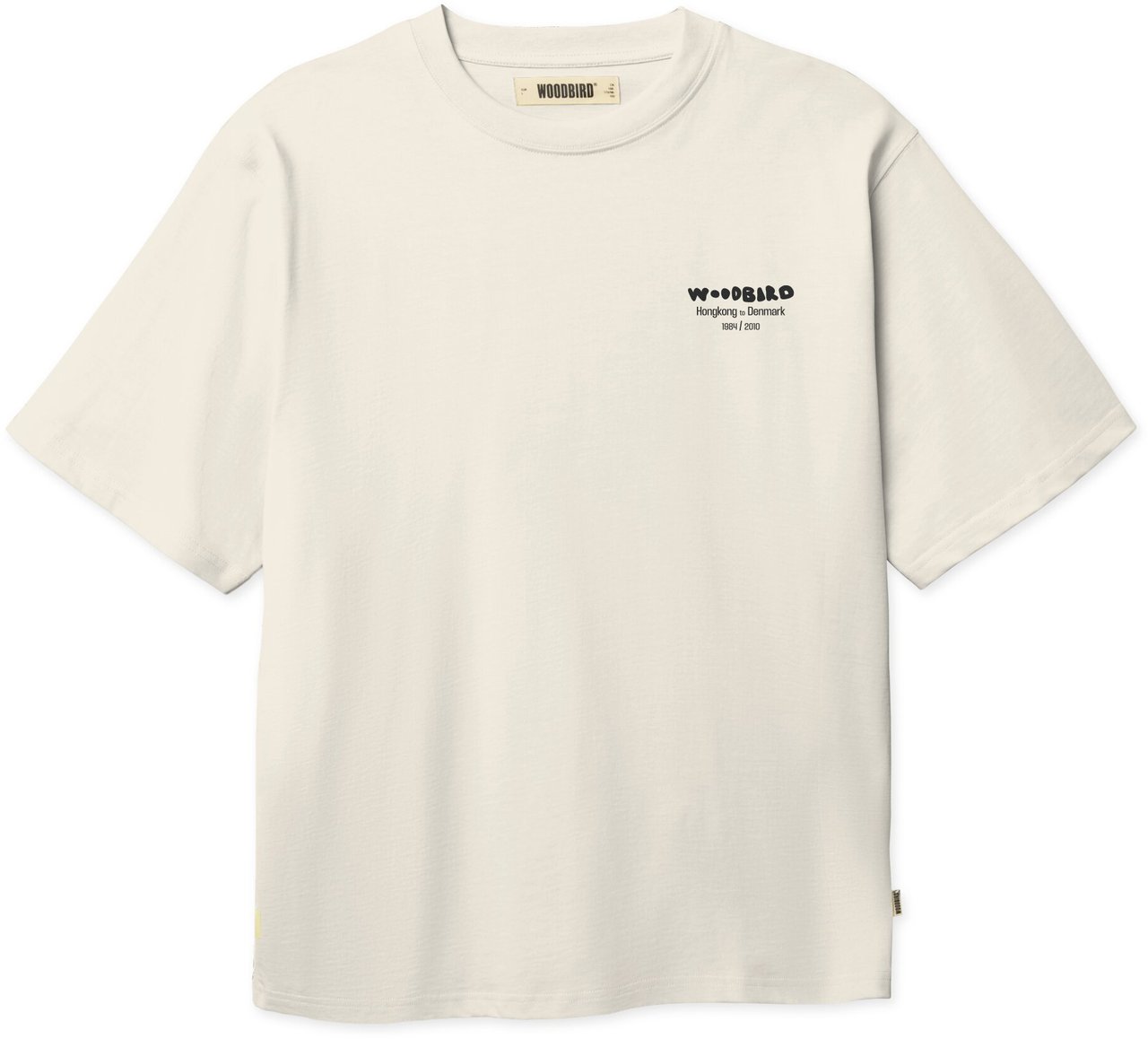 Woodbird Woodbird - Baine wok tee - 2616-402 - Off white Wit