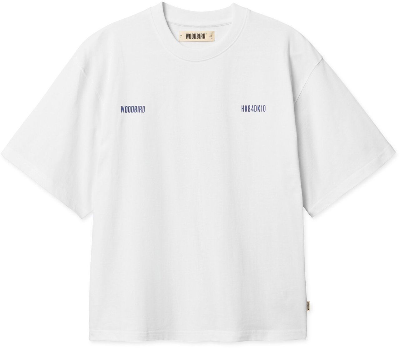 Woodbird Woodbird - Baine zilla tee - 2616-403 - White Wit