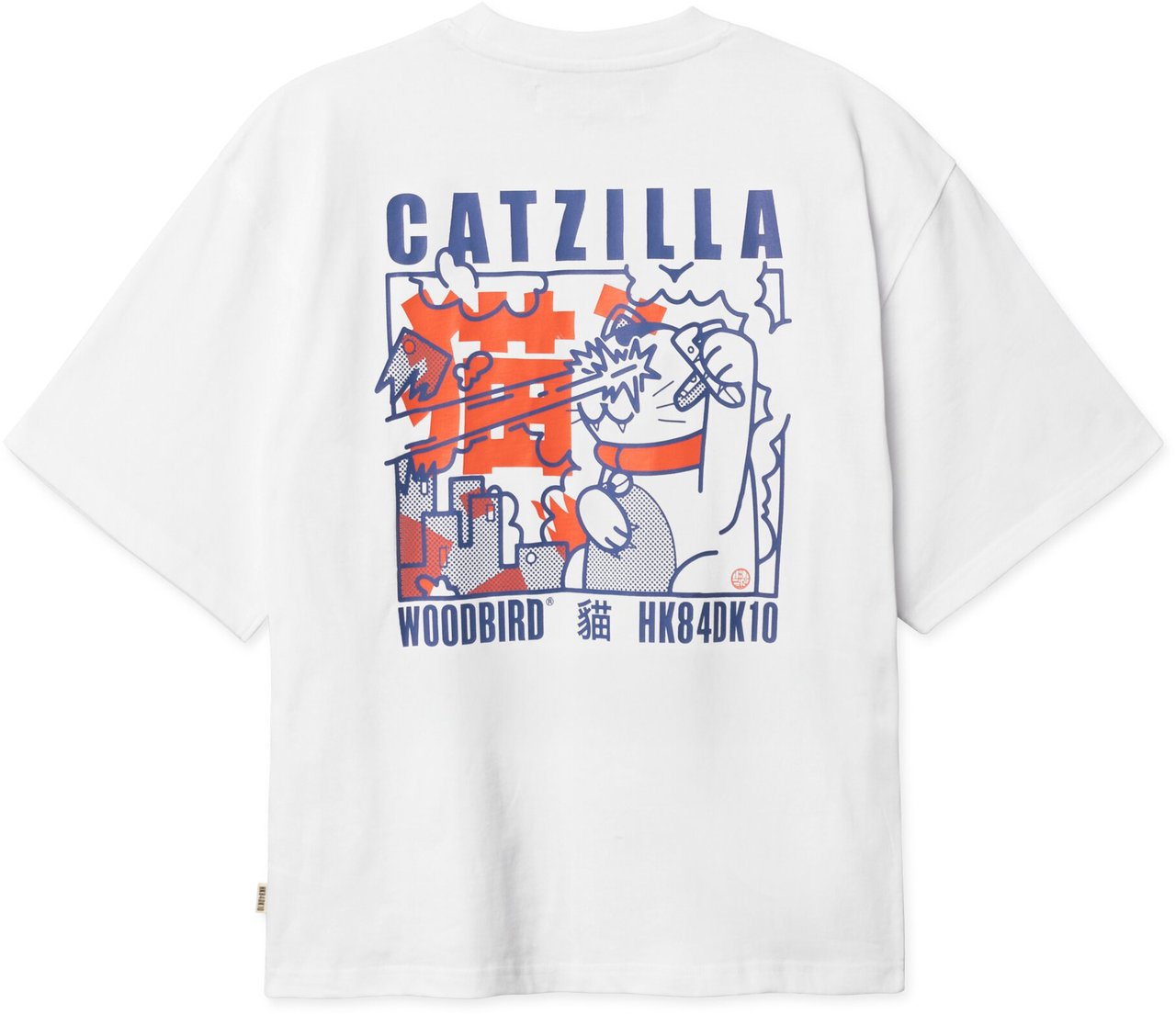 Woodbird Woodbird - Baine zilla tee - 2616-403 - White Wit