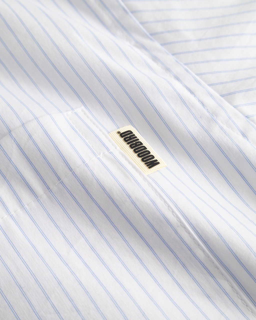 Woodbird Woodbird - Wang wok shirt - 2616-705 - Light blue Blauw