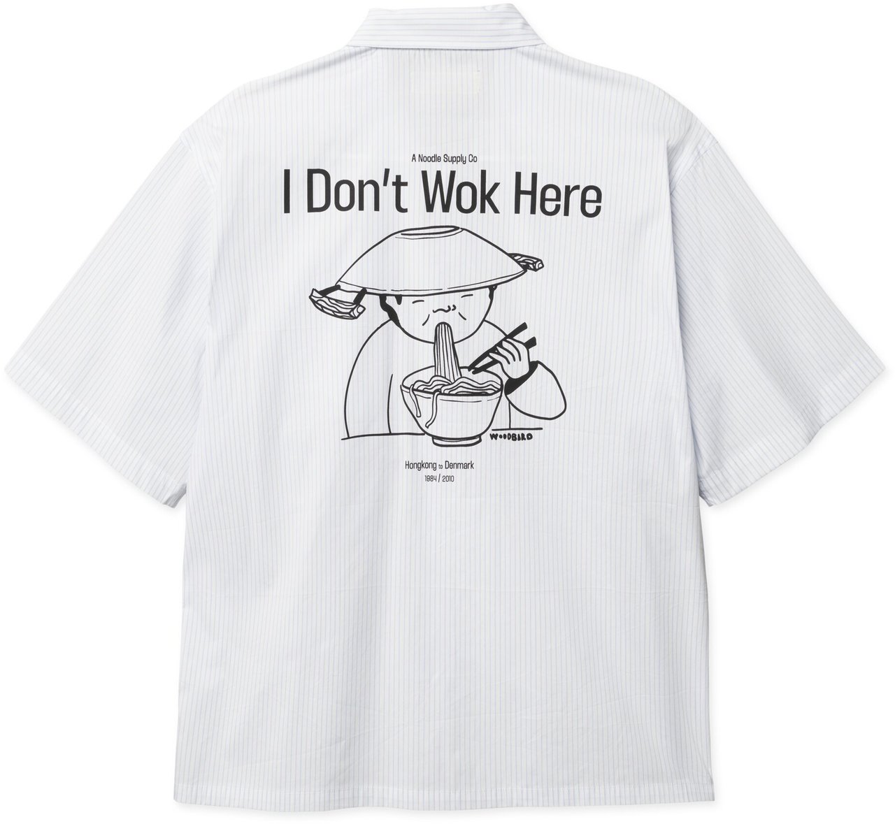 Woodbird Woodbird - Wang wok shirt - 2616-705 - Light blue Blauw