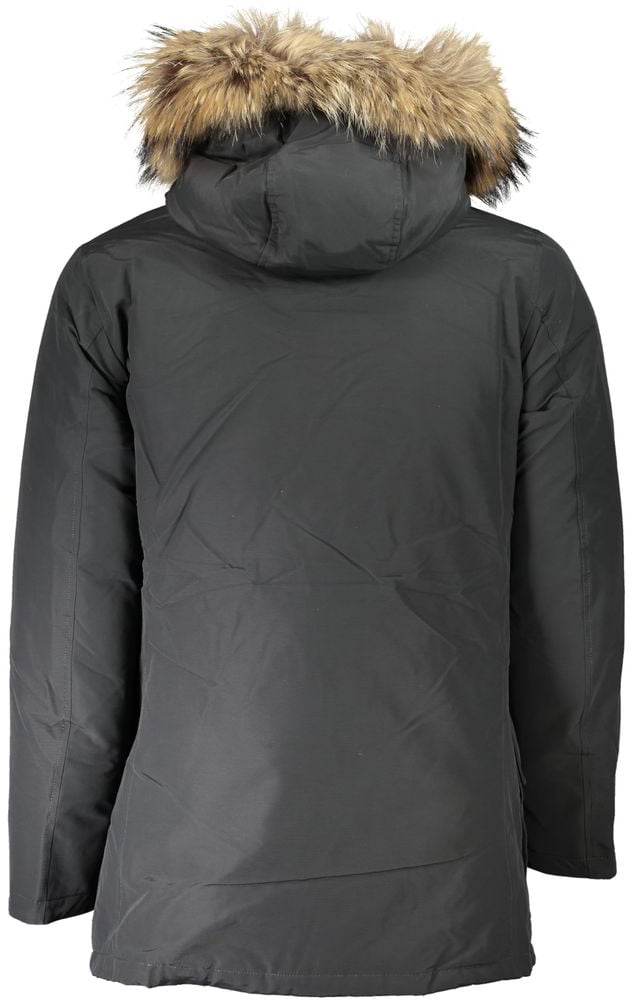 Woolrich Gray Cotton Men's Jacket Grijs