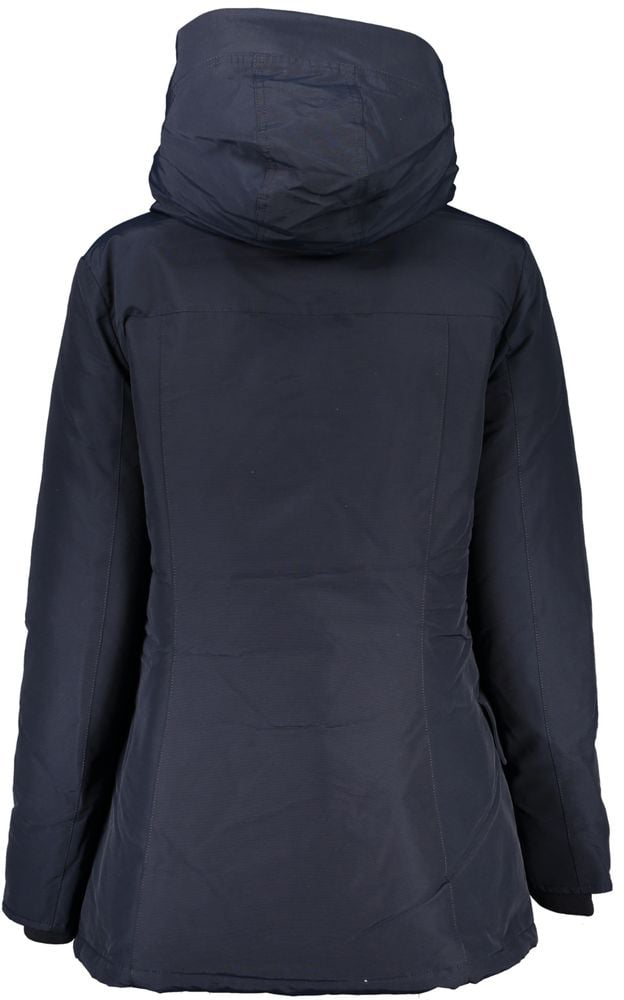 Woolrich Blu Cotton Women's Jacket Blauw