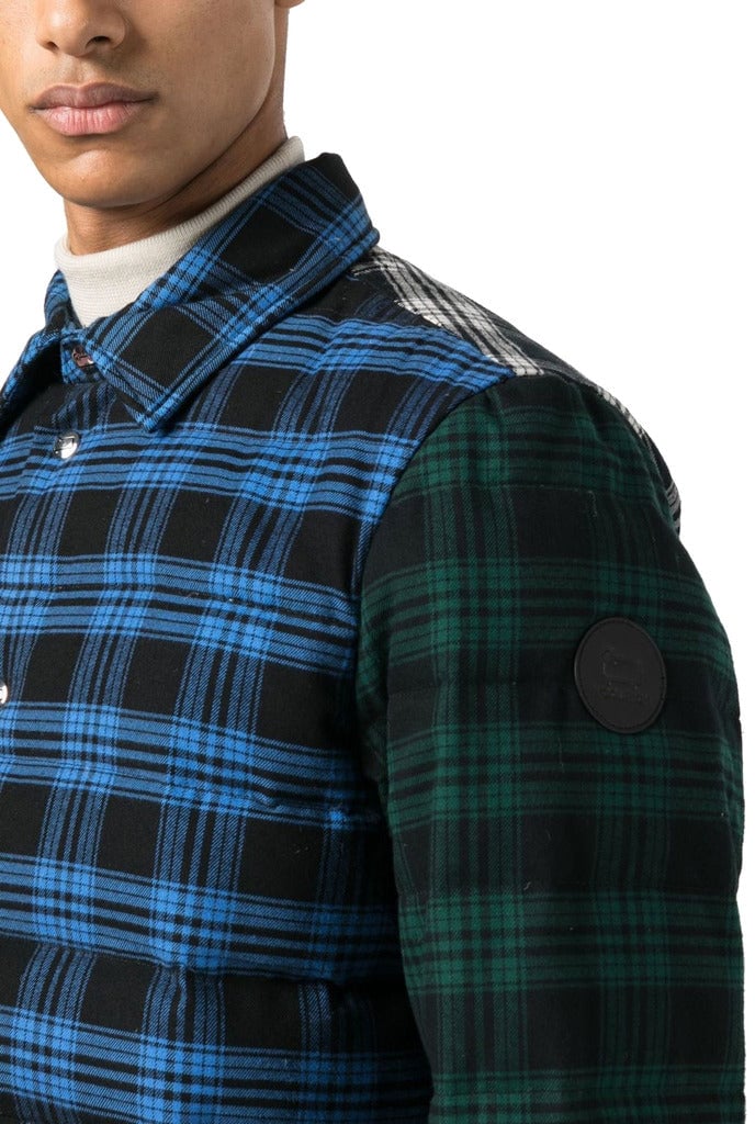 Woolrich Woolrich multicoloured checked cotton shirt jacket Dierenprint