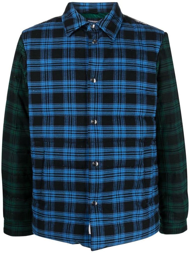 Woolrich Woolrich multicoloured checked cotton shirt jacket Dierenprint