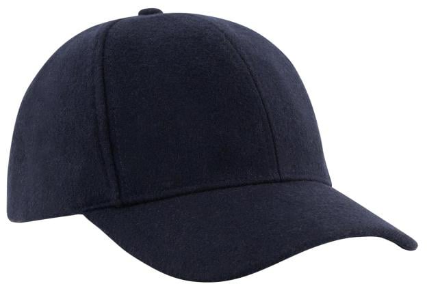 Woolrich Solid Wool Baseball Cap Blauw