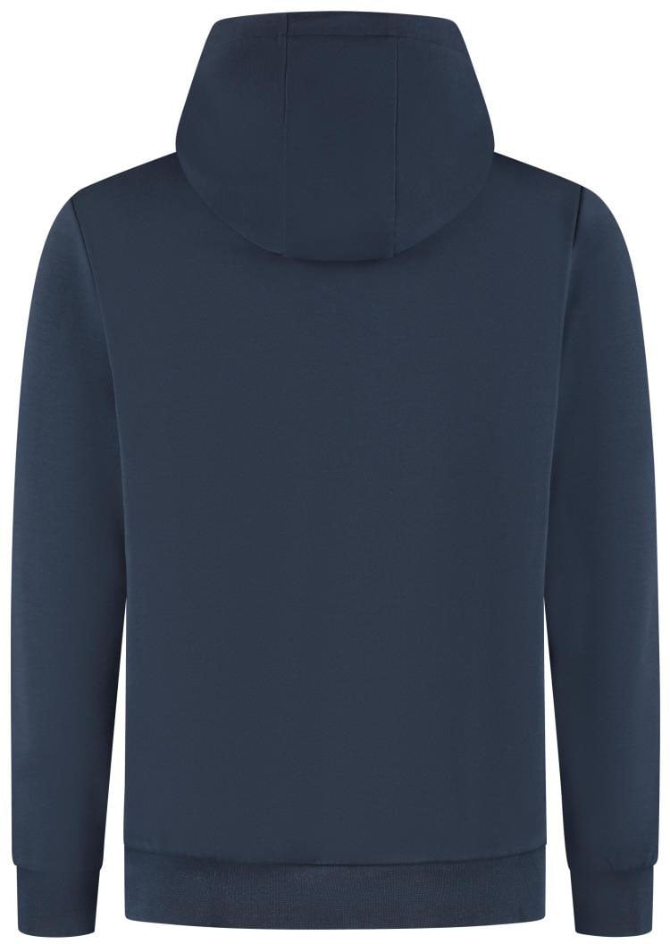 Woolrich Logo Interlock Hoodie Blauw
