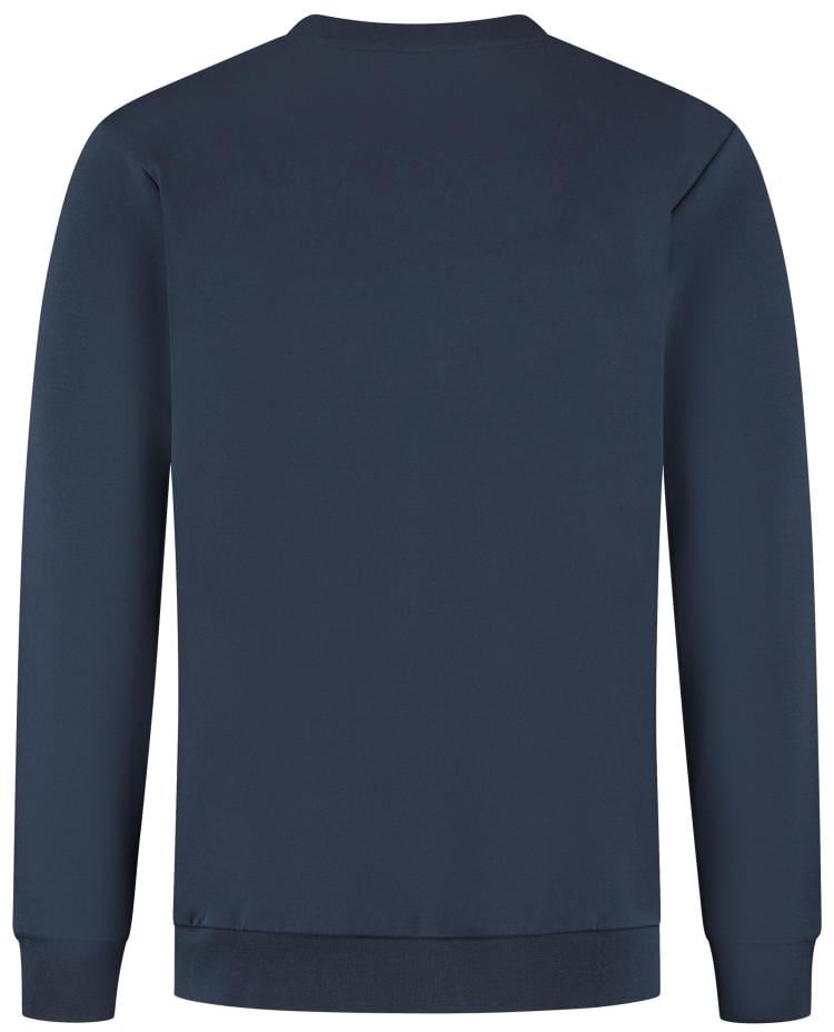 Woolrich Logo Interlock Crewneck Blauw