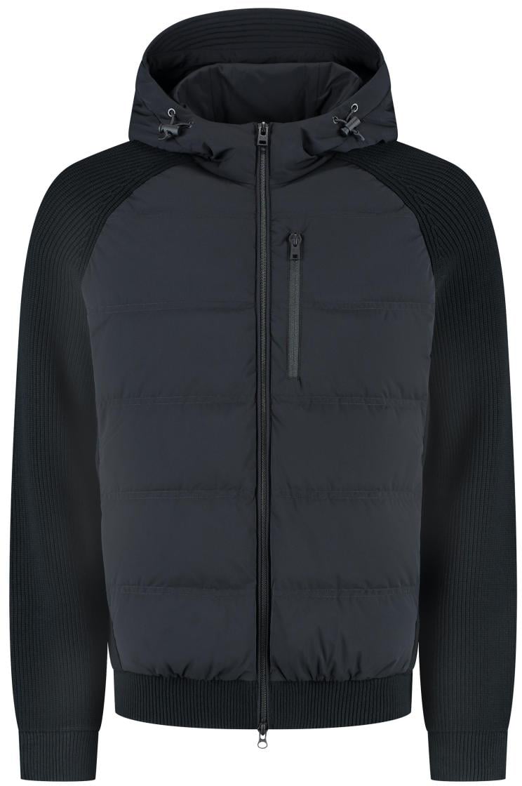 Woolrich Matt Stretch Hybrid Zwart