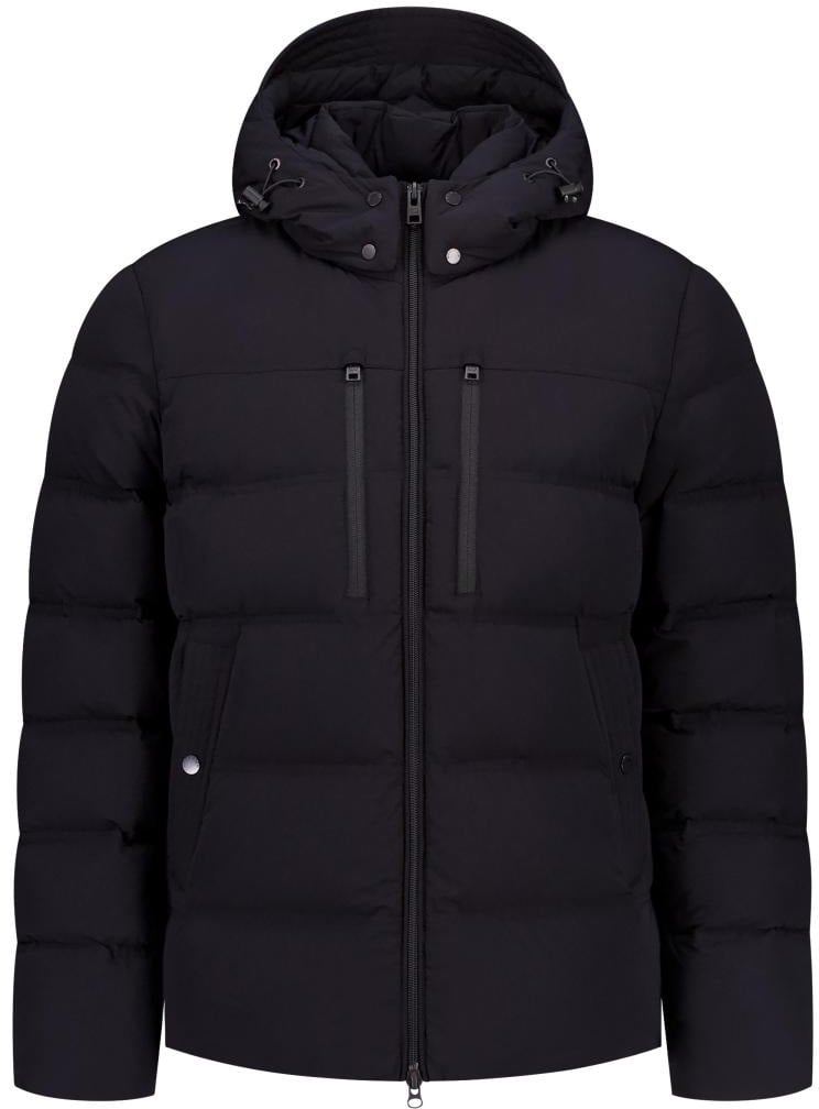 Woolrich Matt Stretch Puffer Jacket Zwart