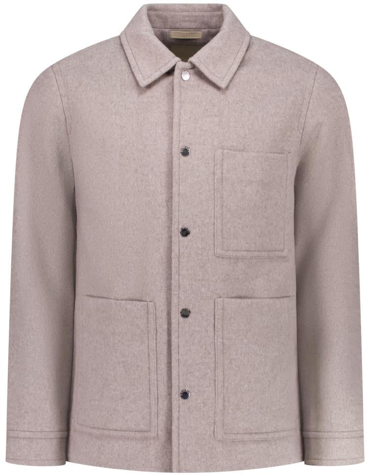 Woolrich Wool Chore Coat Beige