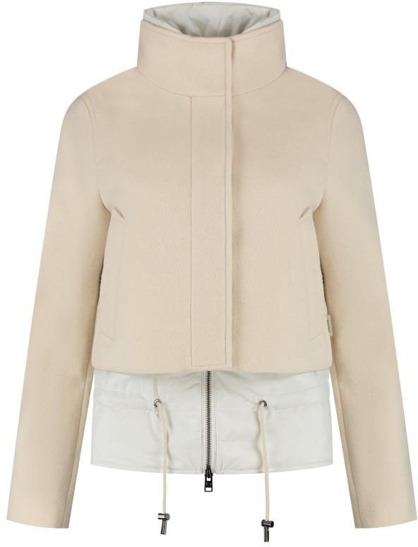 Woolrich Twill Wool Jacket Wit