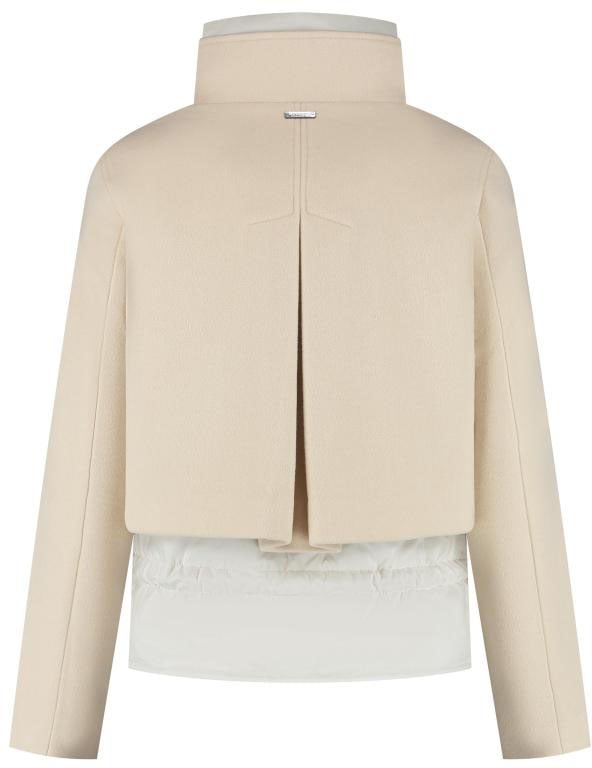 Woolrich Twill Wool Jacket Wit