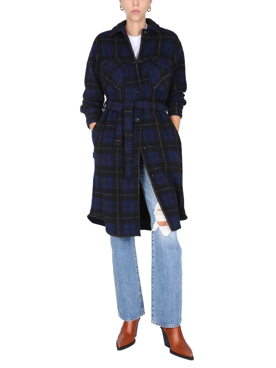 Woolrich "GENTRY" TRENCH Blauw