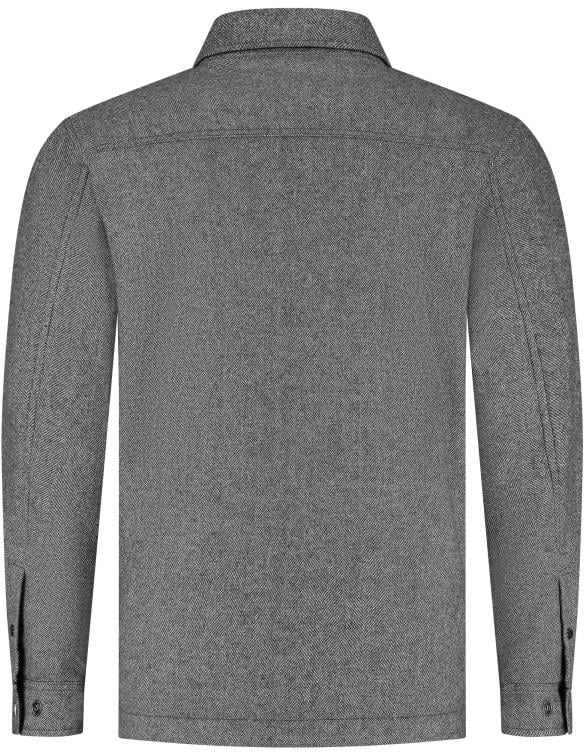 Woolrich Wool Check Alaskan Shirt Jacket Grijs