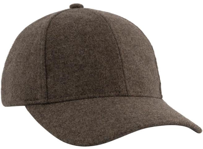 Woolrich Solid Wool Baseball Cap Bruin