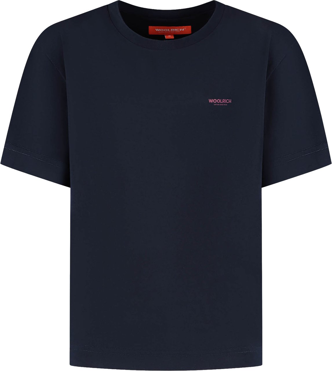 Woolrich Logo T-shirt Blauw