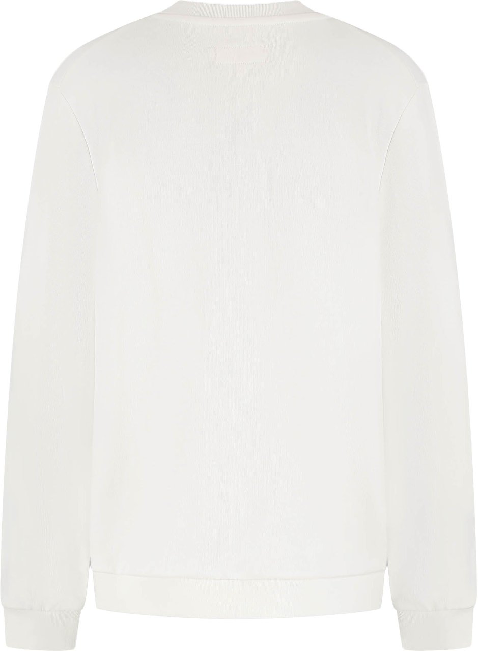 Woolrich Logo Crewneck Wit