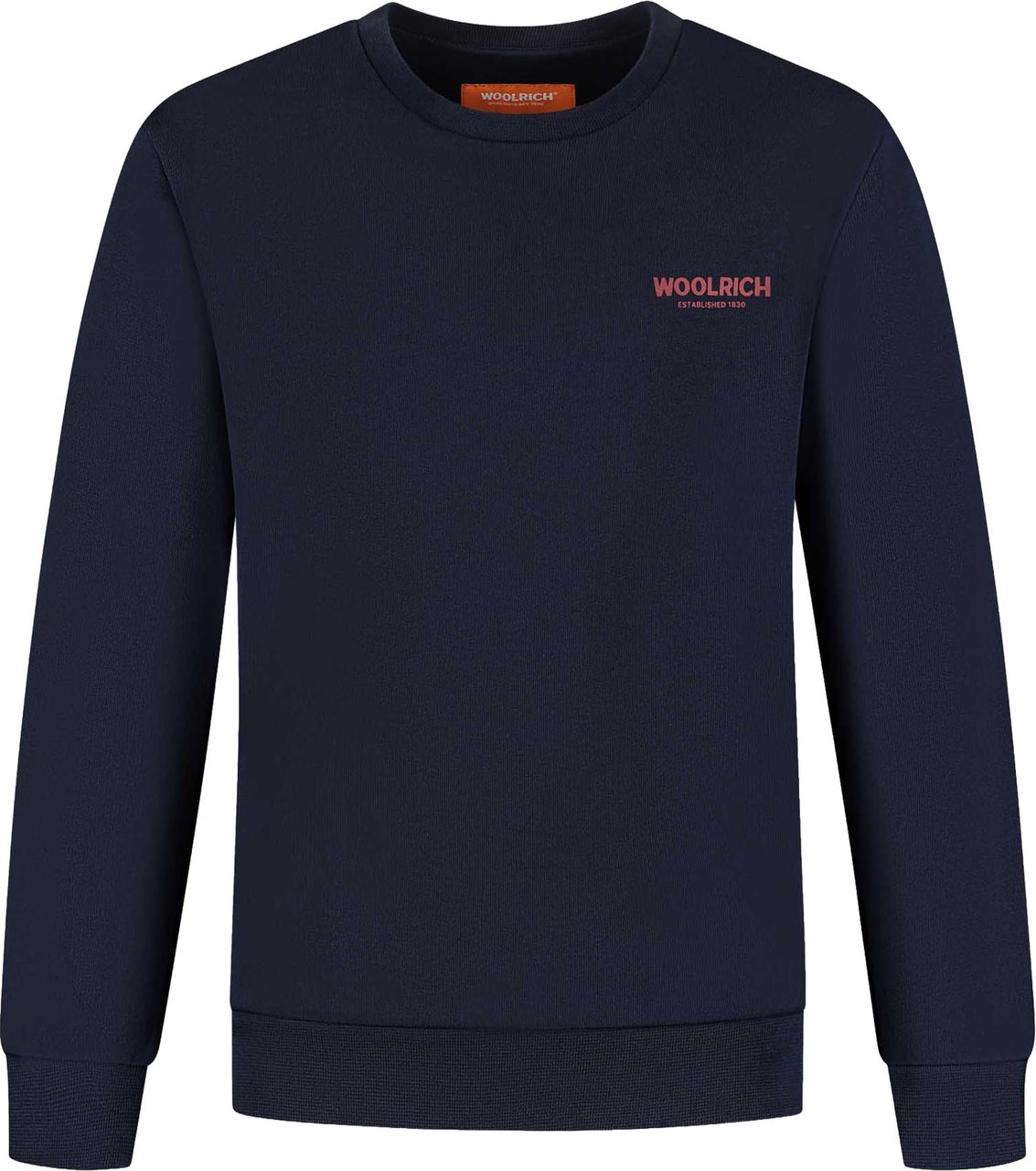 Woolrich Logo Crewneck Blauw