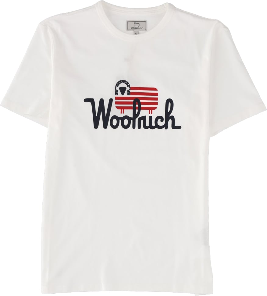 Woolrich FLAG T-SHIRT Wit