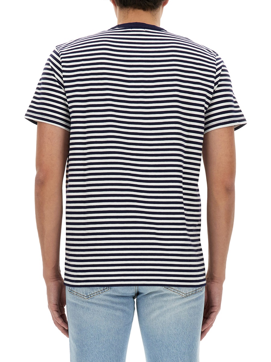 Woolrich STRIPED T-SHIRT Blauw