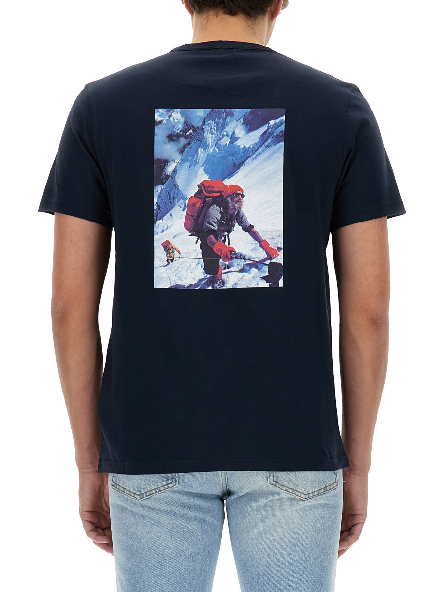 Woolrich T-SHIRT WITH LOGO Blauw