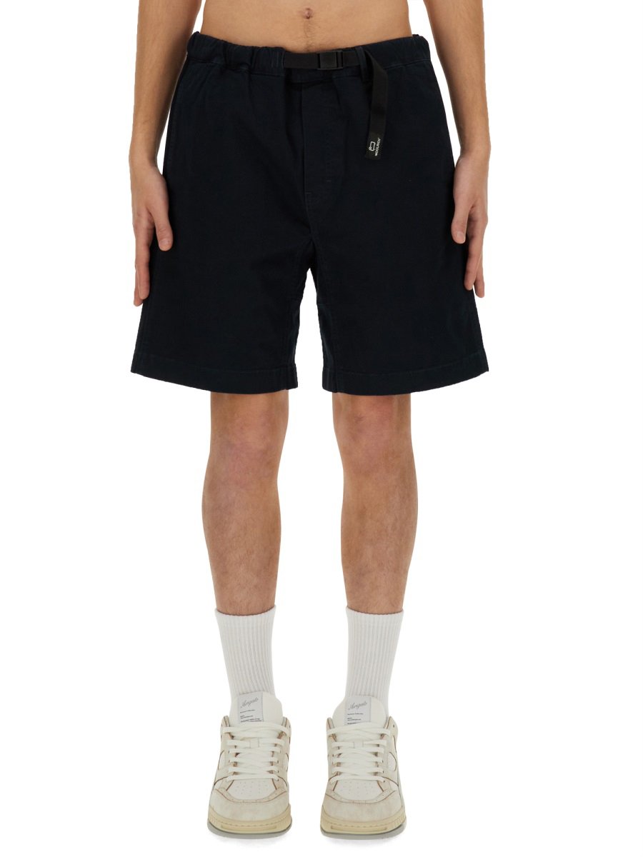 Woolrich BELTED BERMUDA SHORTS Blauw