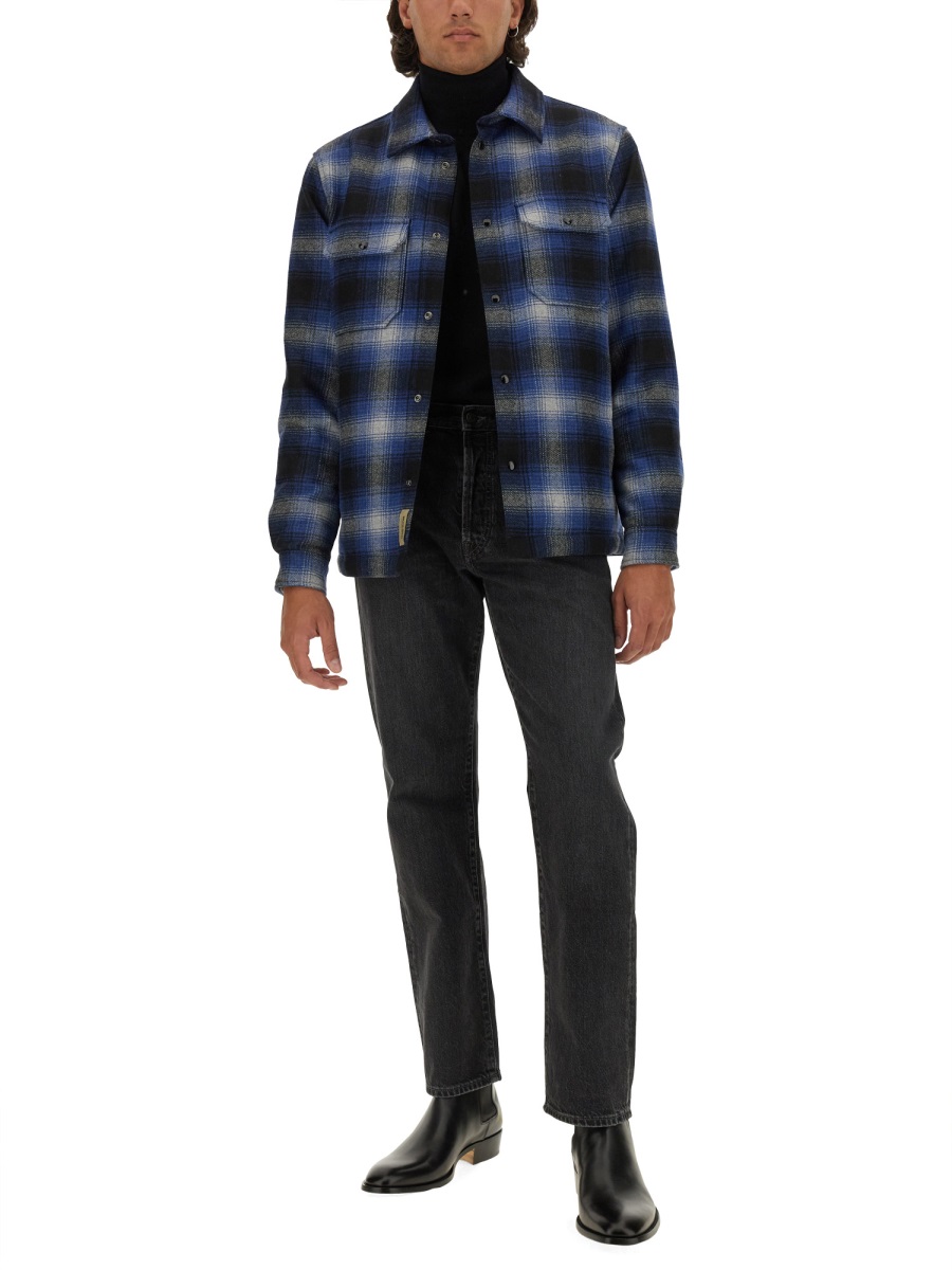 Woolrich JACKET SHIRT "ALASKAN" Blauw