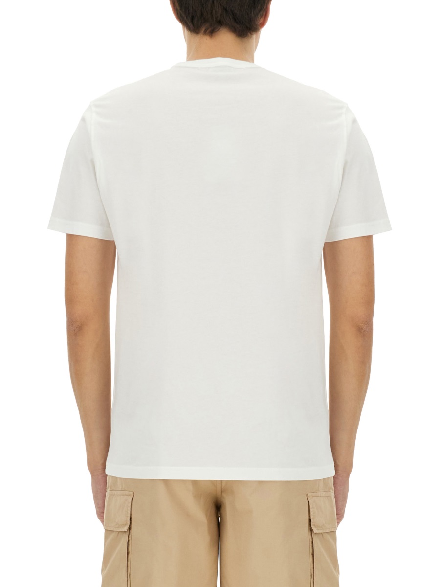 Woolrich T-SHIRT WITH PRINT Wit