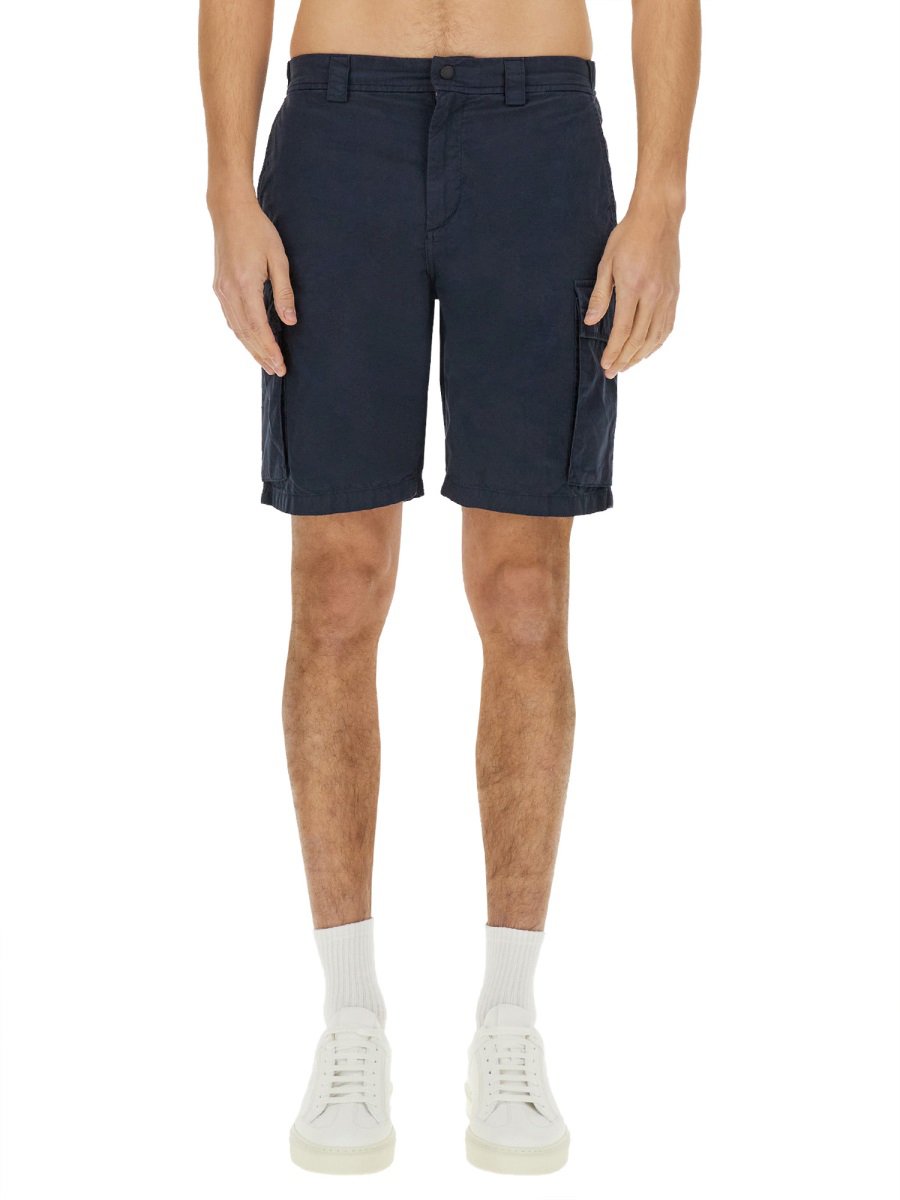 Woolrich CARGO SHORTS Blauw