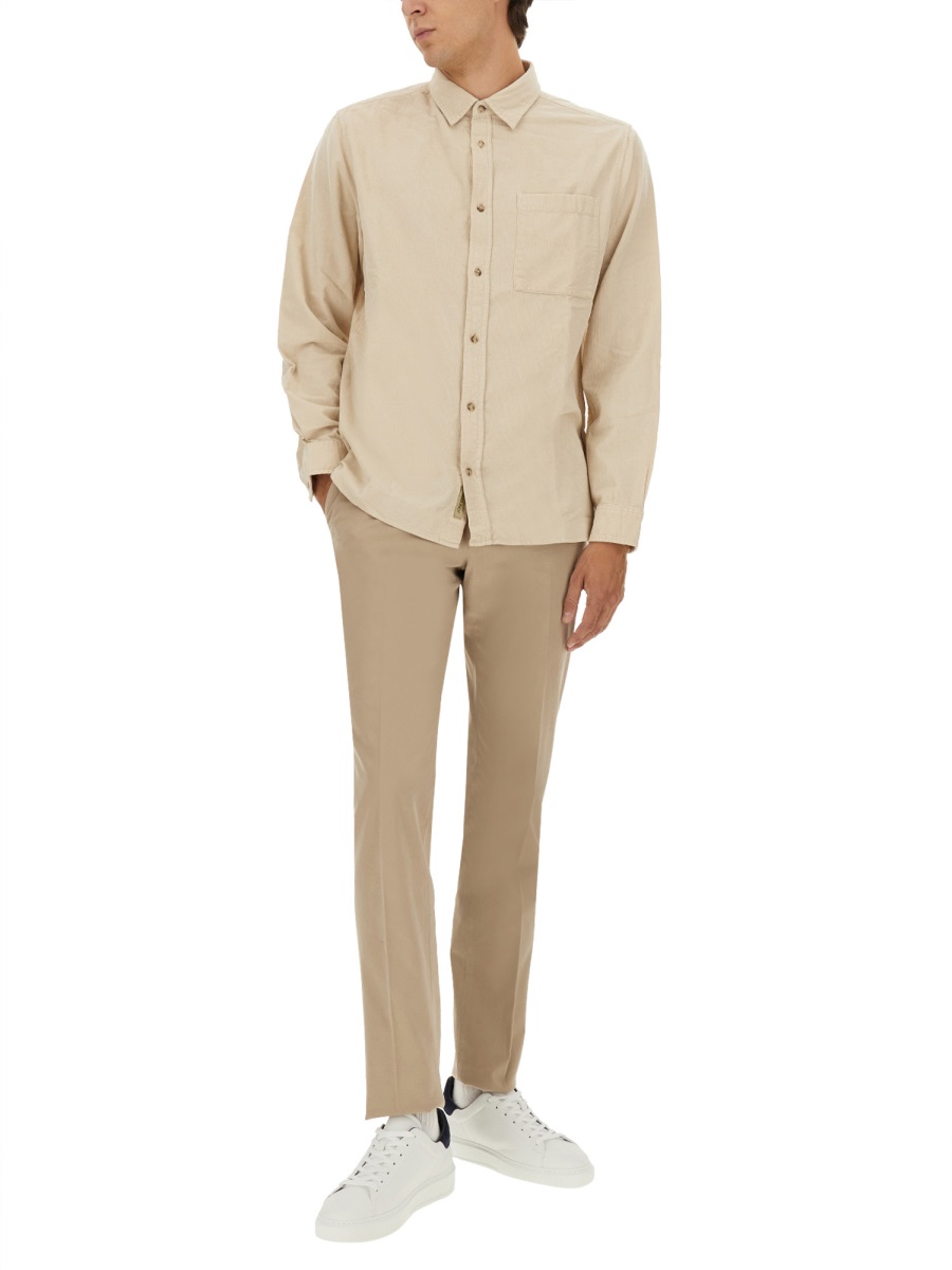 Woolrich COTTON SHIRT Beige