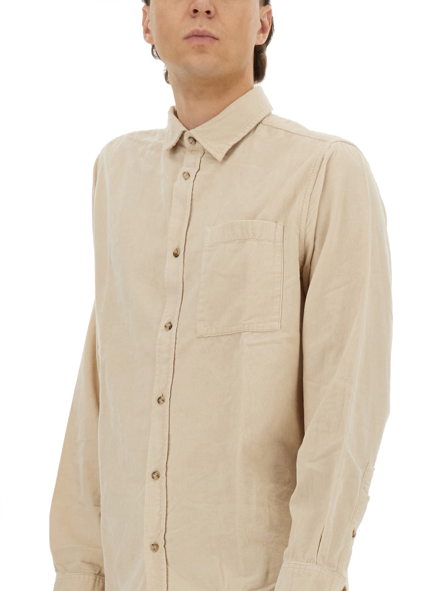 Woolrich COTTON SHIRT Beige