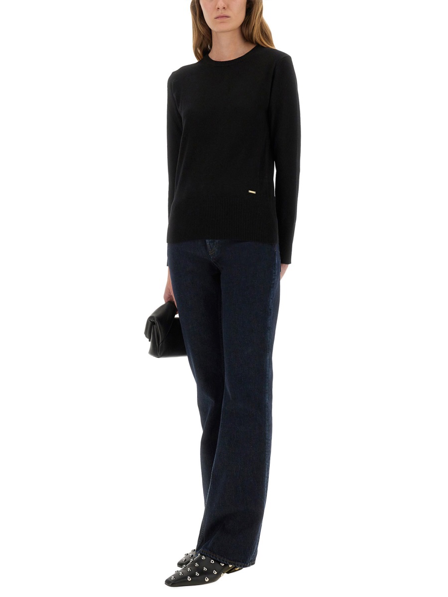 Woolrich WOOL JERSEY. Zwart