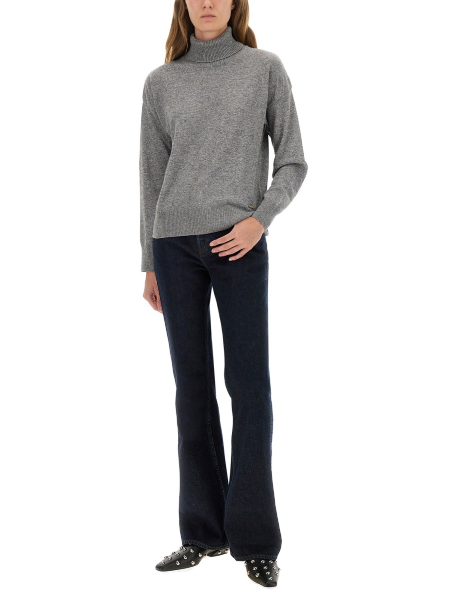 Woolrich TURTLENECK SHIRT Grijs