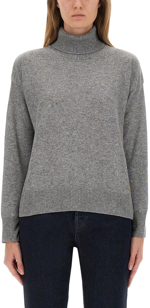 Woolrich TURTLENECK SHIRT Grijs