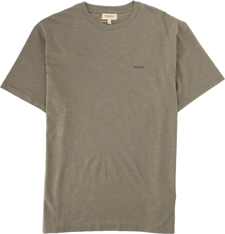 Woolrich T-SHIRT CON LOGO Groen