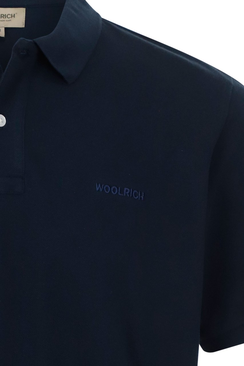 Woolrich T Shirts & Polo's Classic American Polo CFWOPO07 Blauw