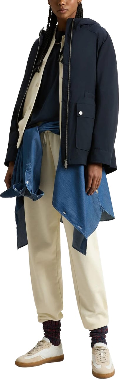 Woolrich Urban Touch Water-Repellent Hooded Jacket Zwart