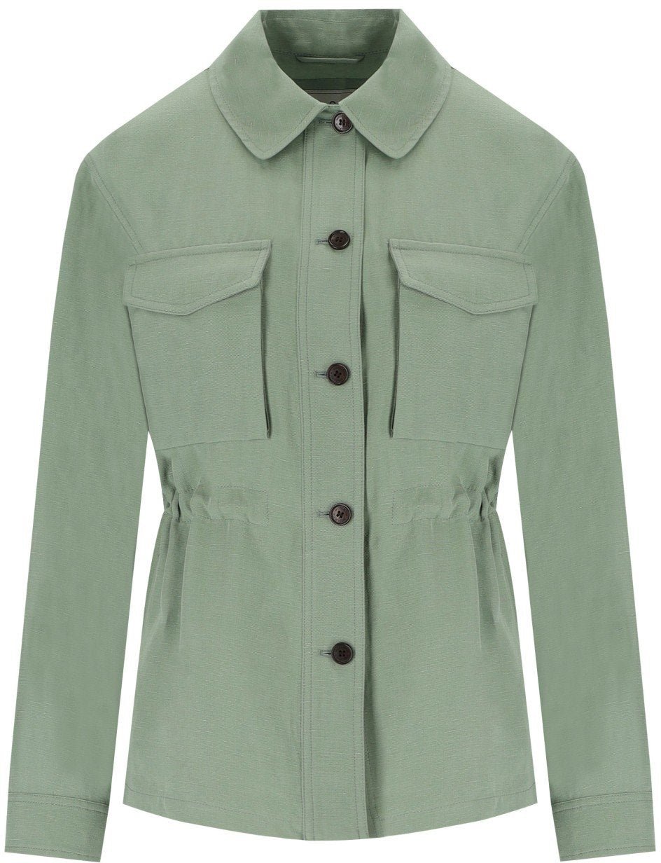 Woolrich WOOLRICH SAGE OVERSHIRT Groen