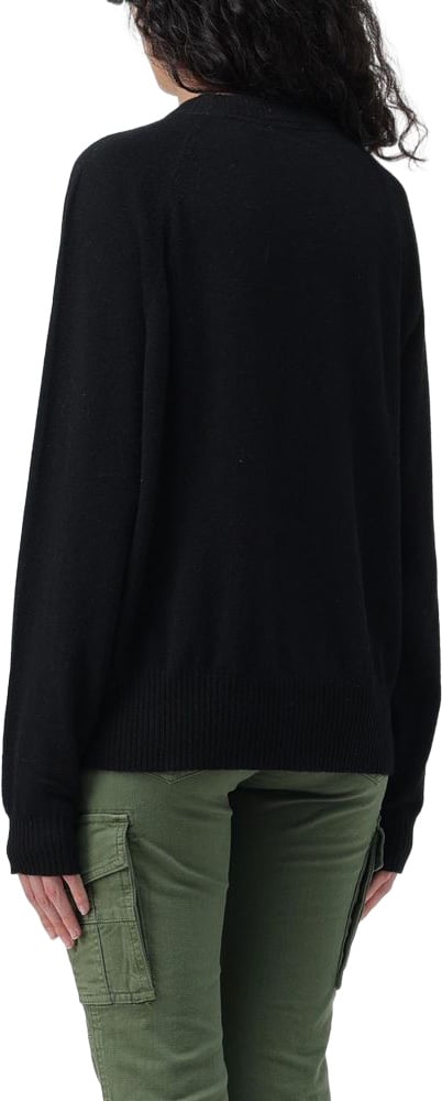 Woolrich Woolrich Black Cashmere Sweatshirt Zwart