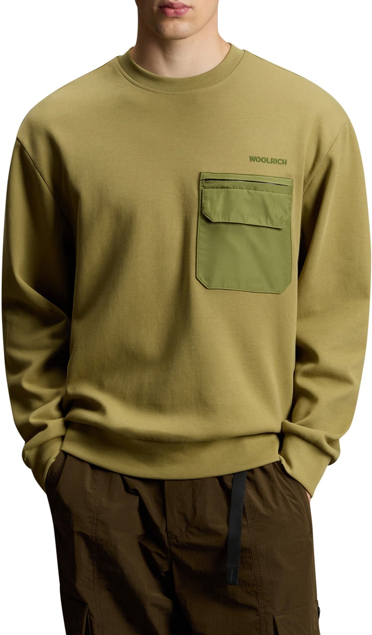 Woolrich Sweaters Dried Herb Groen