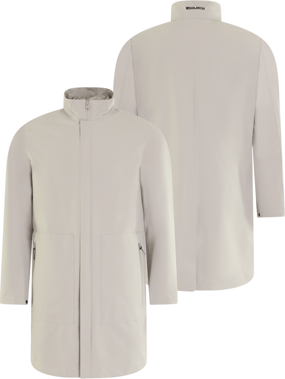 Woolrich Heren Two Layers 2In1 Carcoat Beige Beige