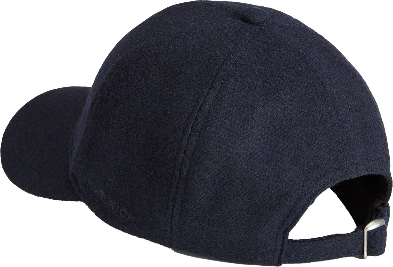 Woolrich Woolrich Solid Wool Baseball Cap Petten Donkerblauw Cfwoac0290mrut3190 Blauw