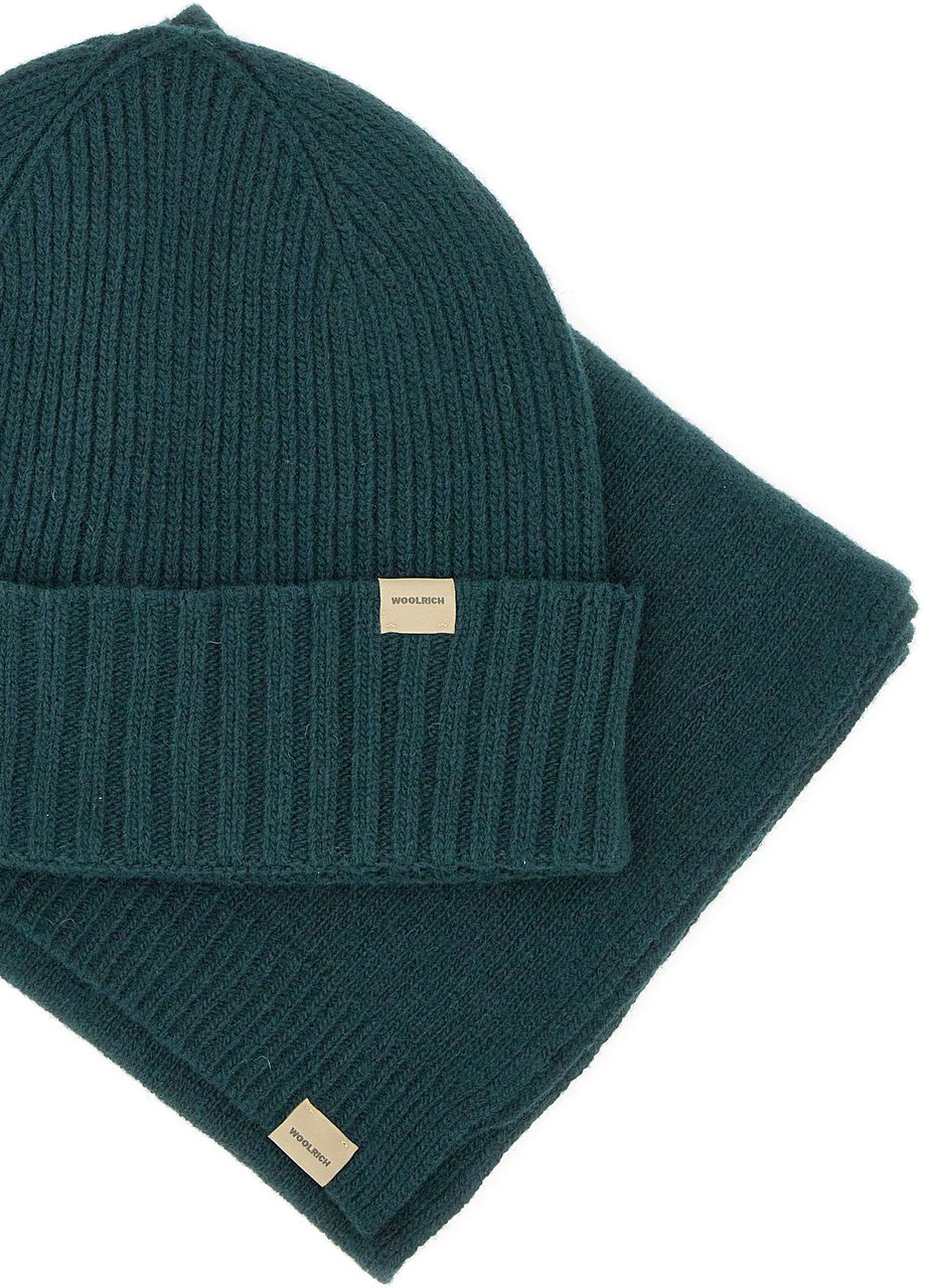 Woolrich Scarfs Green Groen