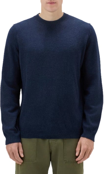 Woolrich Sweaters Melton Blue Blauw
