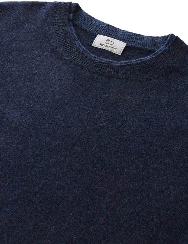 Woolrich Sweaters Melton Blue Blauw