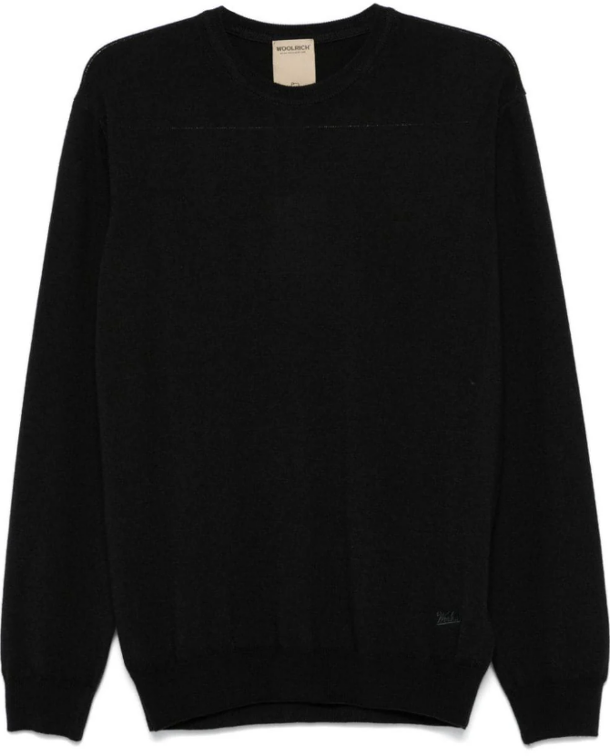 Woolrich Sweaters Black Zwart